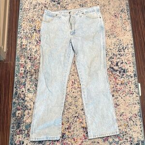 36x30 Wrangler Light Blue Denim Jeans